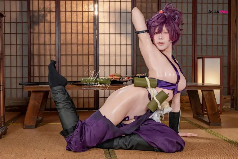 咬一口兔娘ovo-Yaokoututu-cosplay-Yuzuriha-Jigokuraku-66-Asianpink.net_